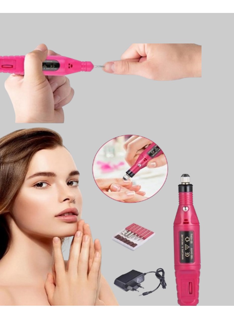 Profesyonel Tırnak Manikür Aleti – Şarjlı, Ayarlanabilir Hız, Düşük Titreşim ve Sessiz Motor Teknolojisi