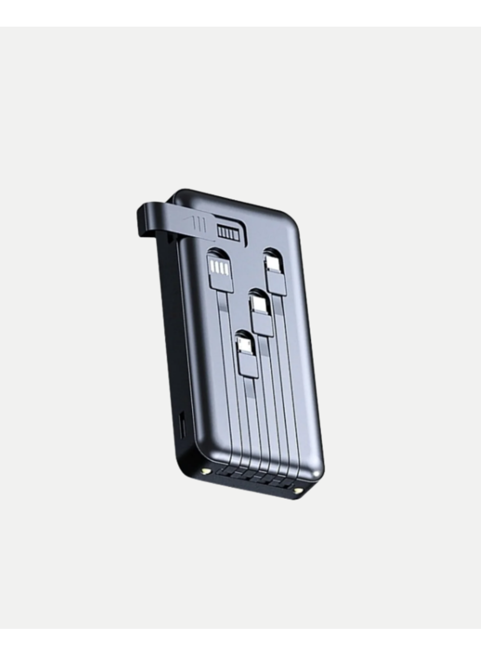 Powerbank 20000 mAh Hızlı Şarjlı LED Fenerli ve 4 Portlu