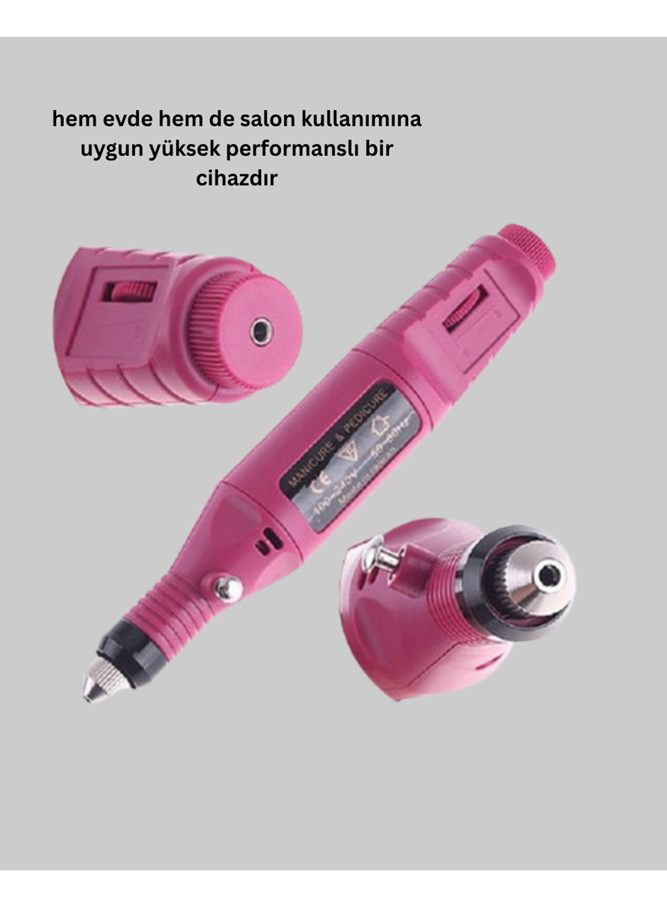 Tırnak Matkap Makinesi – Profesyonel Manikür Pedikür Cihazı, Ayarlanabilir Hız ve Sessiz Çalışma