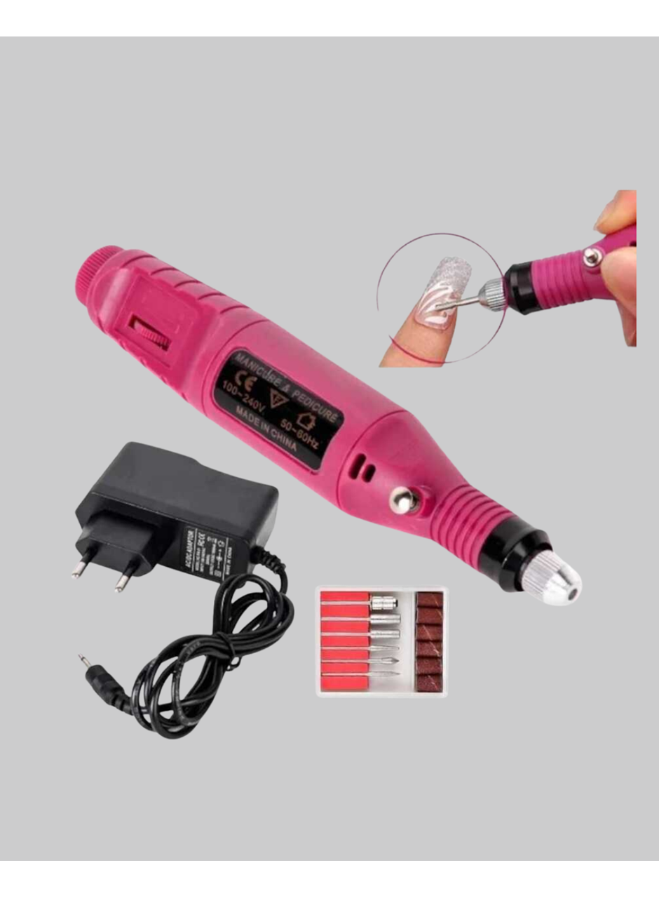 Profesyonel Tırnak Matkap Makinesi – USB Şarjlı, Ayarlanabilir Hız, Düşük Titreşimli ve Sessiz Çalışma