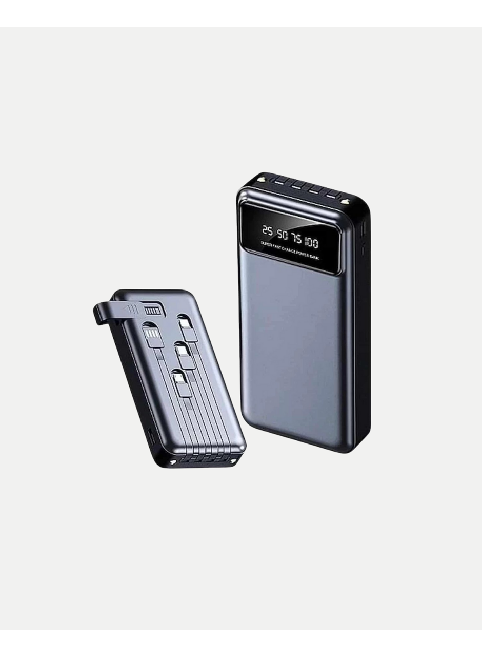 Powerbank 20000 mAh 4 Çıkışlı Hızlı Şarjlı ve LED Göstergeli