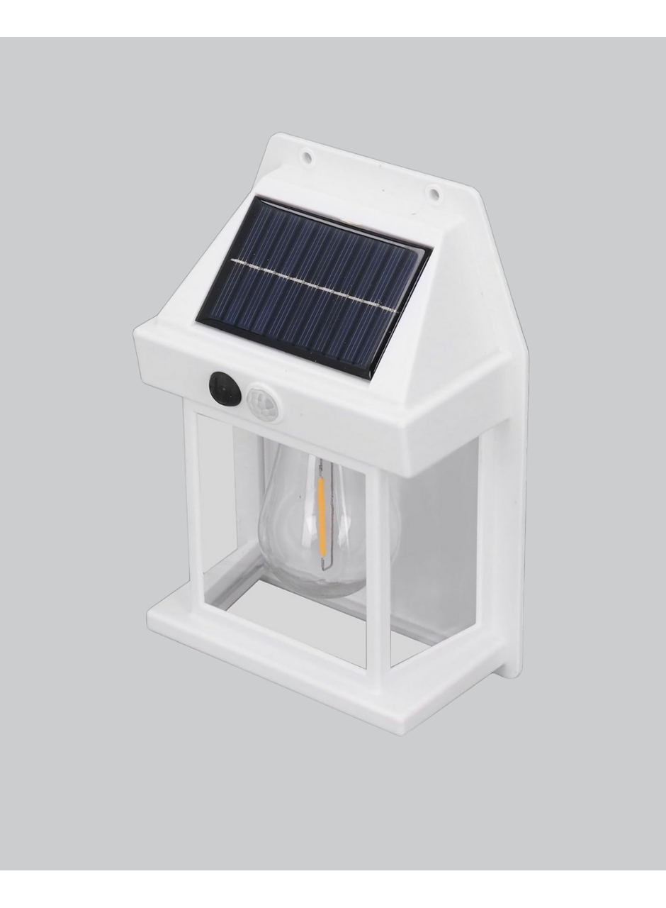 Üç Modlu Güneş Enerjili Duvar Lambası 1800mAh Bataryalı ve Hareket Sensörlü