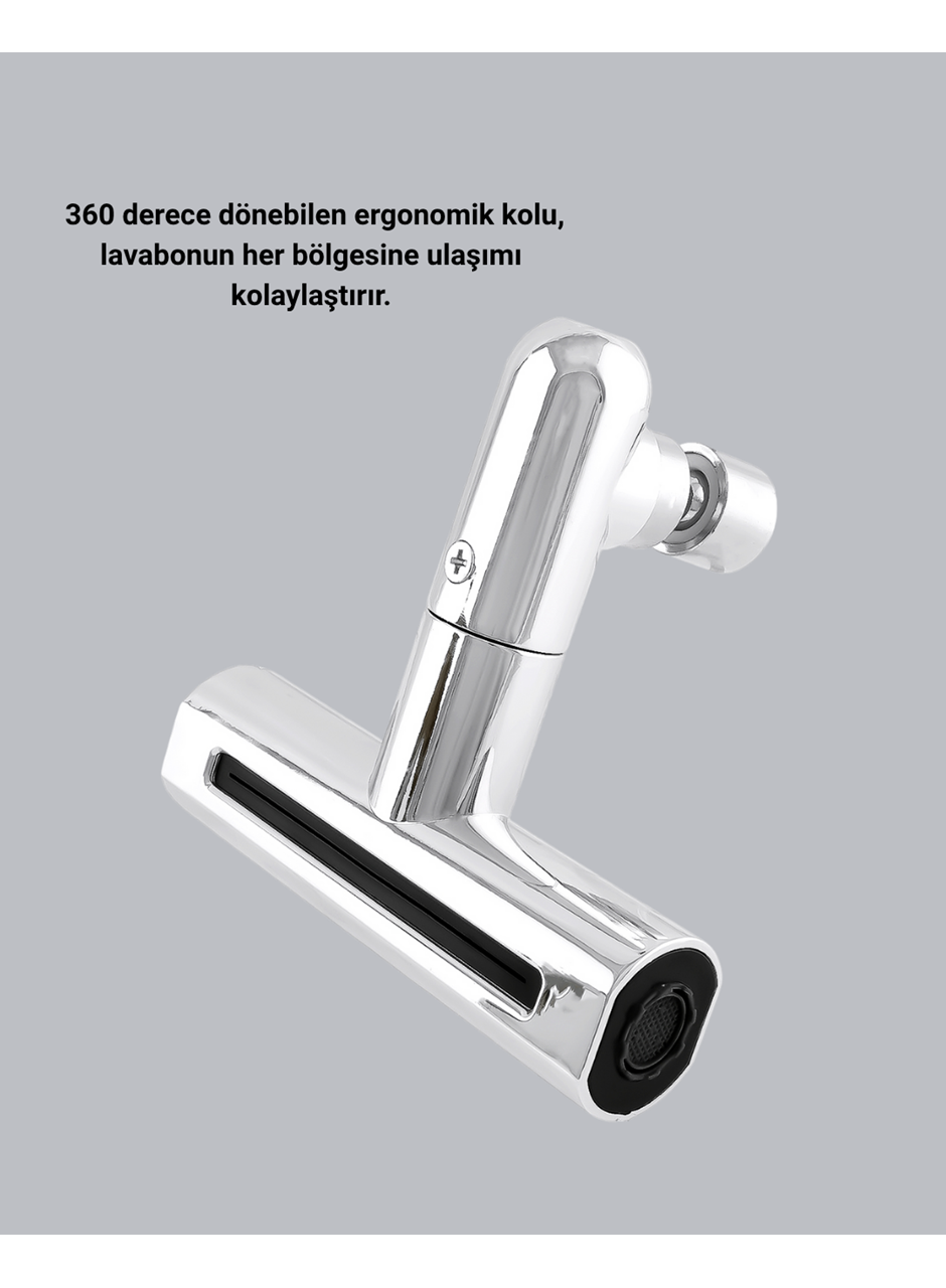 4 Fonksiyonlu Musluk Başlığı 360 Derece Dönebilen ve Su Tasarruflu