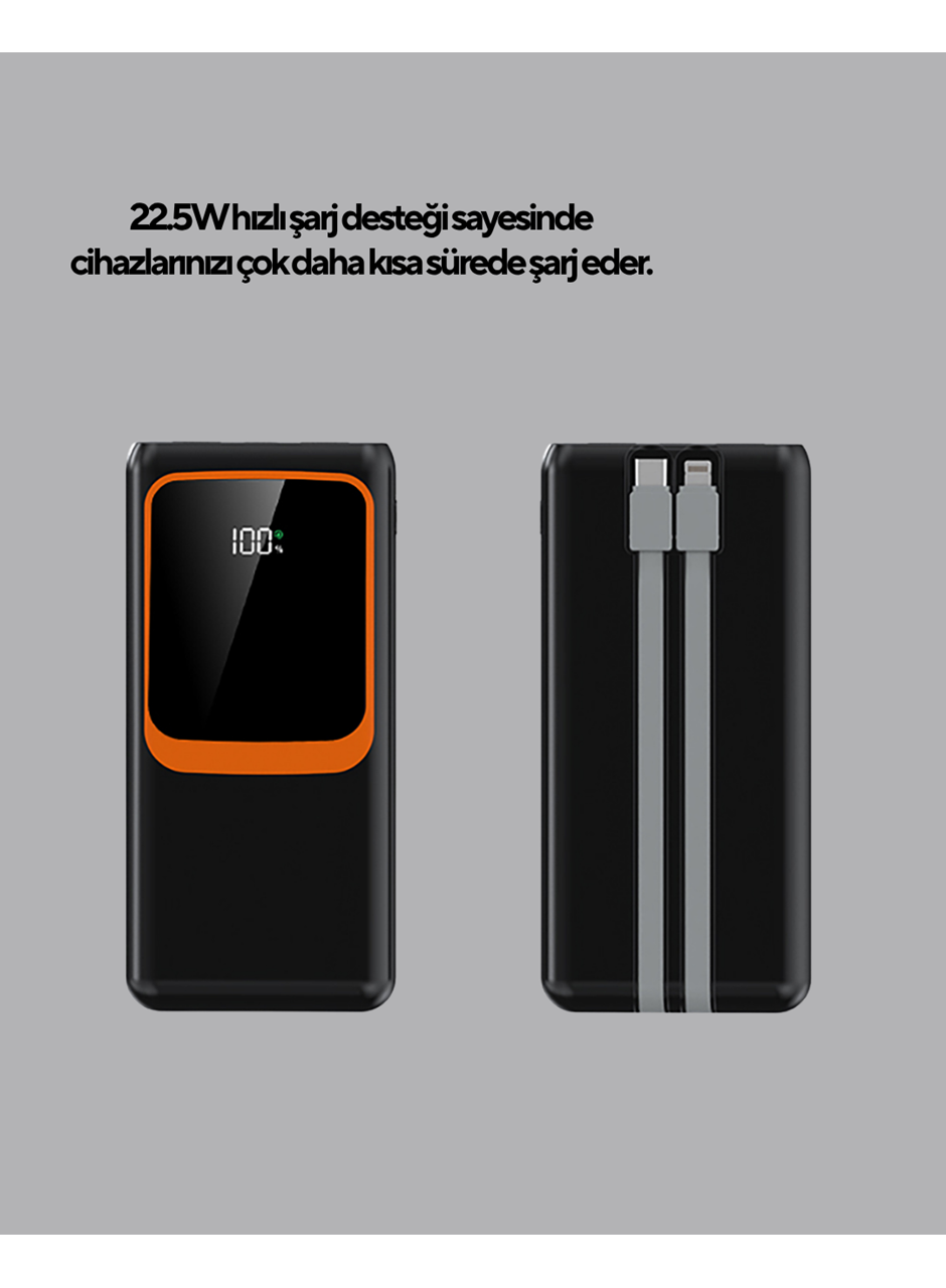 Powerbank 20000 mAh Yüksek Kapasiteli ve 22.5W Hızlı Şarj Destekli