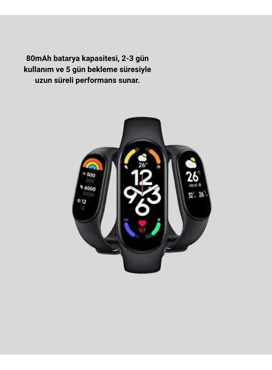 Akıllı Bileklik – Kalp Atış, Uyku ve Adım Takibi, IP67 Su Geçirmez