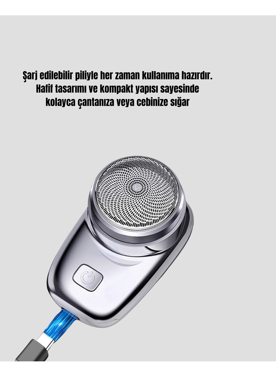Taşınabilir Şarjlı Mini Tıraş Makinesi – Hassas Kesim, Hızlı Şarj, Kolay Temizlik