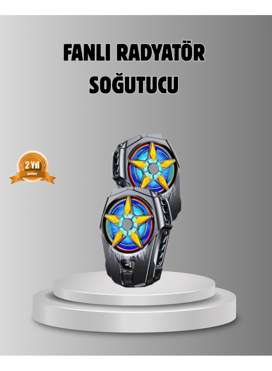 Taşınabilir Şarjlı Telefon Soğutucu – Sessiz Fan Motoru ile Yüksek Performans Koruma