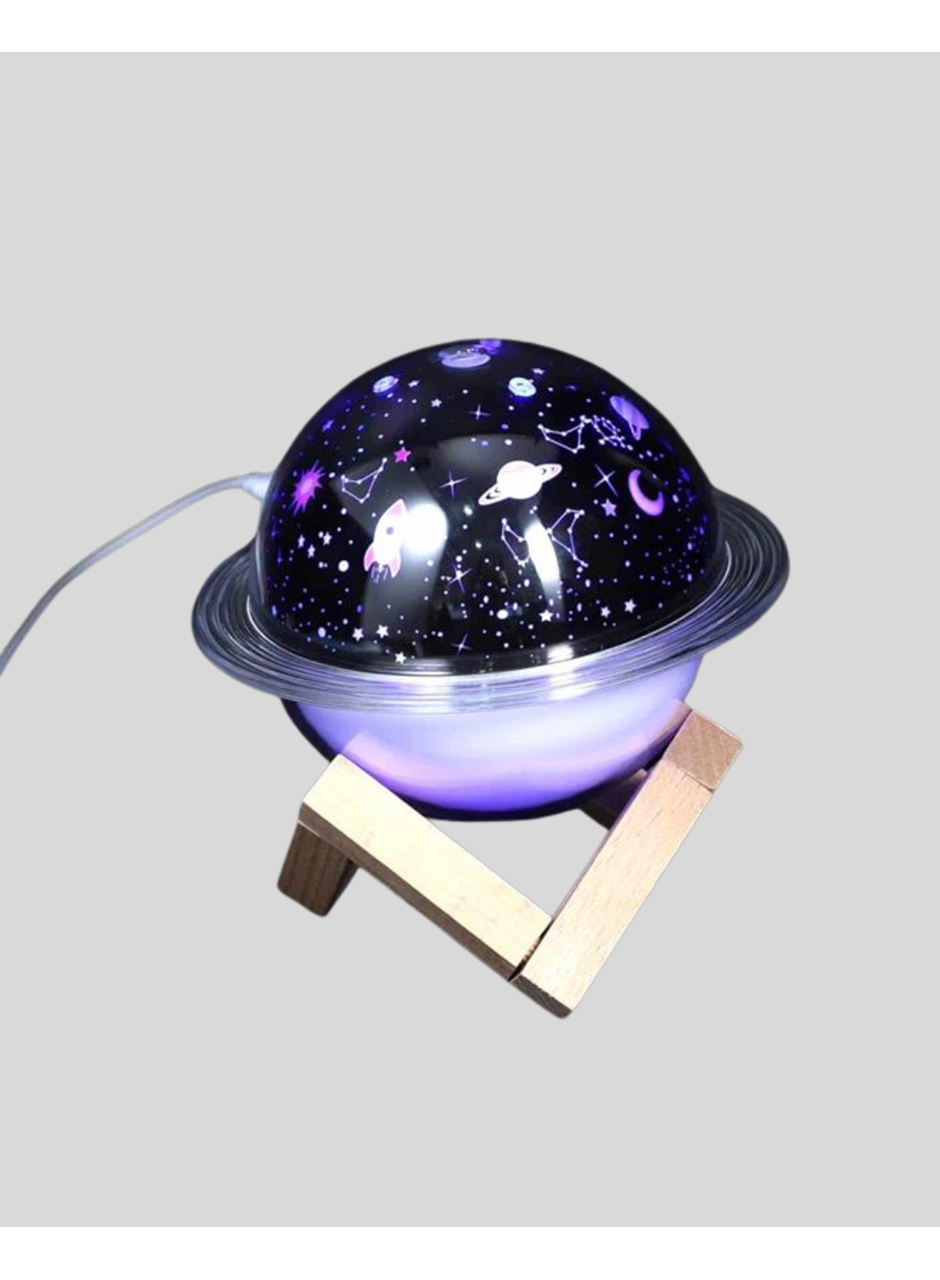 USB Mini Hava Nemlendirici ve Projeksiyon Lamba – Taşınabilir, Sessiz, Dekoratif Aromaterapi Cihazı