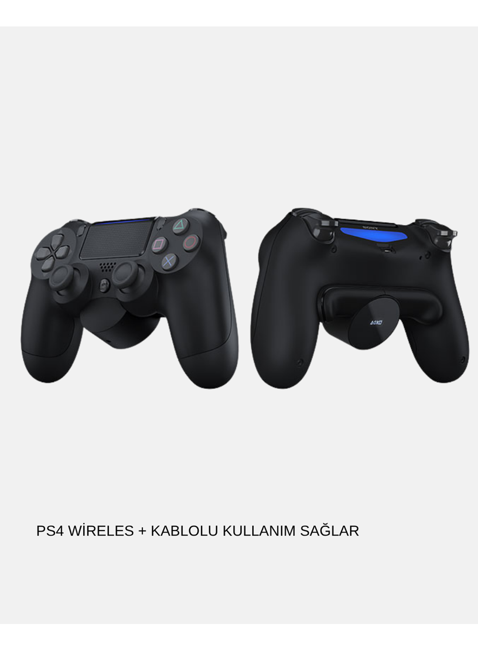 PS4 Kablosuz Oyun Kolu V2 – Bluetooth Bağlantılı, Titreşimli, PC ve Mobil Uyumlu