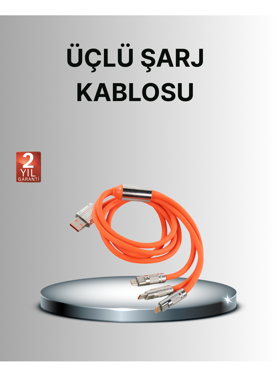 Dayanıklı Hızlı Şarj Kablosu – Esnek, Kırılmaz ve Yüksek Hızlı Veri Aktarım Destekli