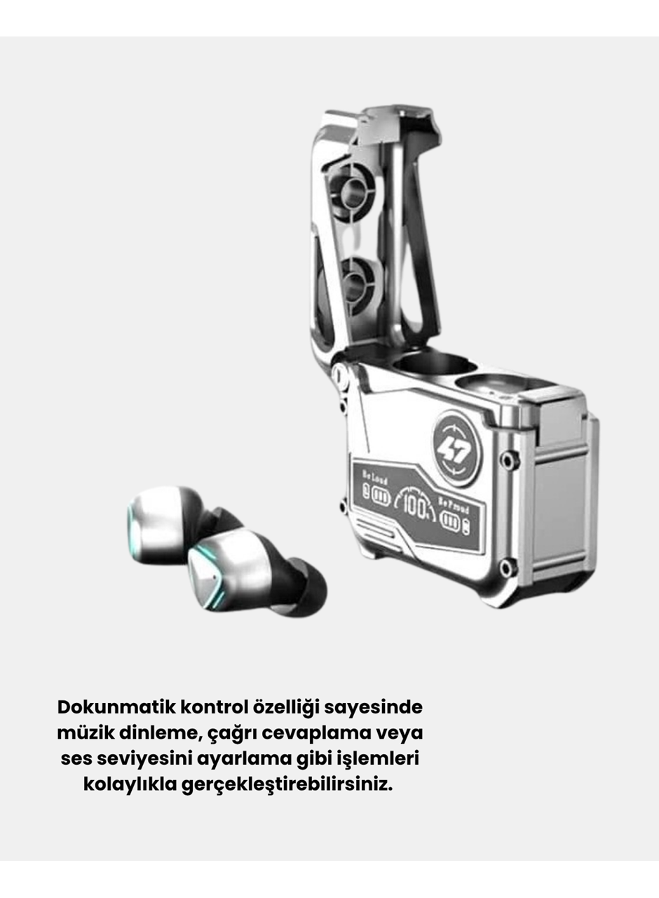 Kablosuz Spor Kulaklık – Düşük Gecikmeli Oyun Modu, Powerbank Şarj Kutusu