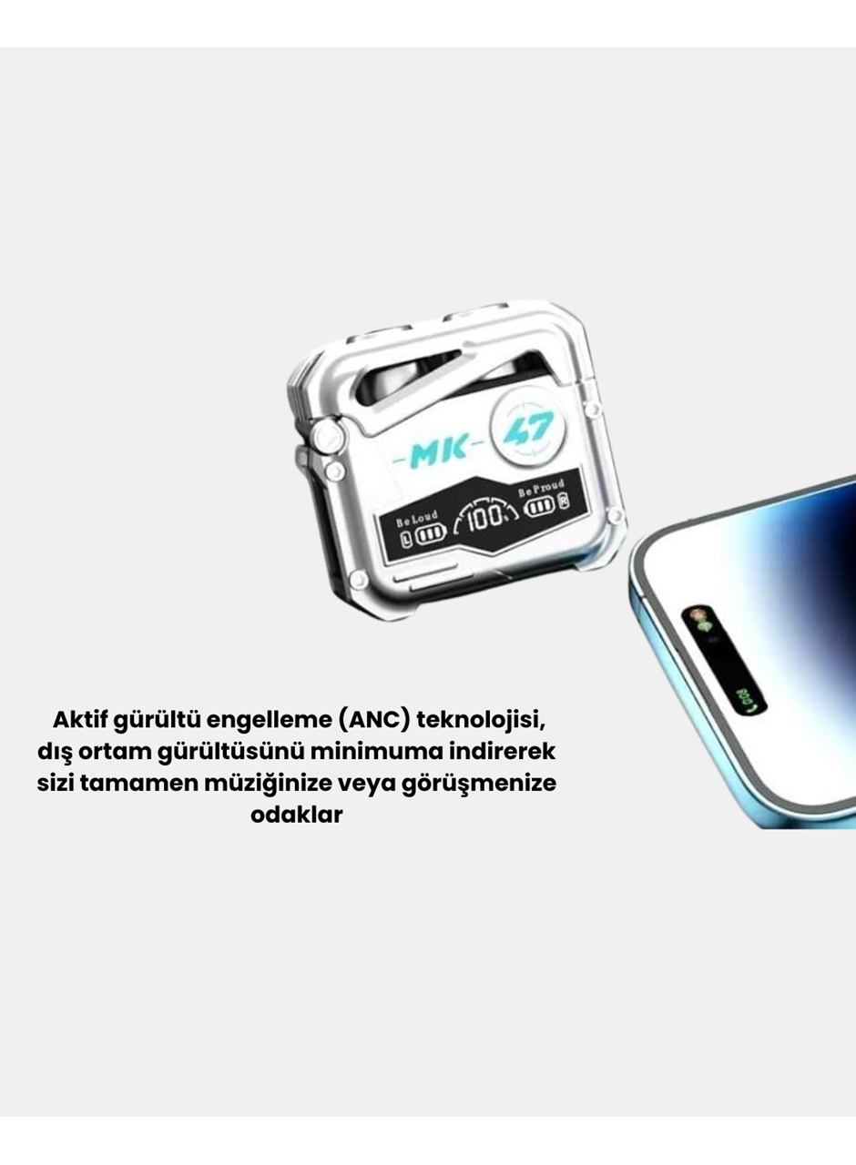 IPX5 Su Geçirmez Kablosuz Bluetooth Kulaklık – Powerbank Şarj Kutulu, Düşük Gecikmeli Oyun Modu