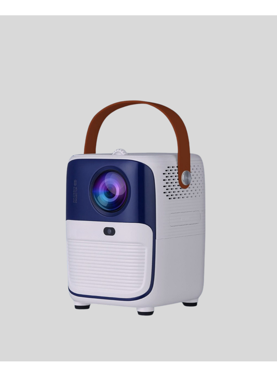 Mini Akıllı Projektör – 1080P Full HD, 64GB Depolama, 2GB RAM, Uzaktan Kumanda Destekli