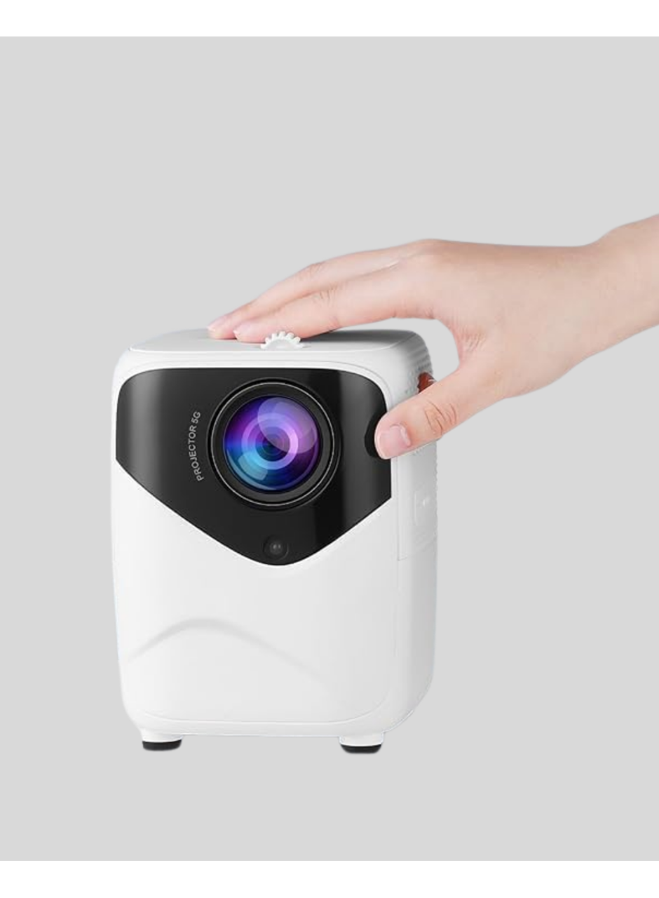 Mini Akıllı Projektör – 1080P Full HD, 64GB Depolama, 2GB RAM, Uzaktan Kumanda Destekli