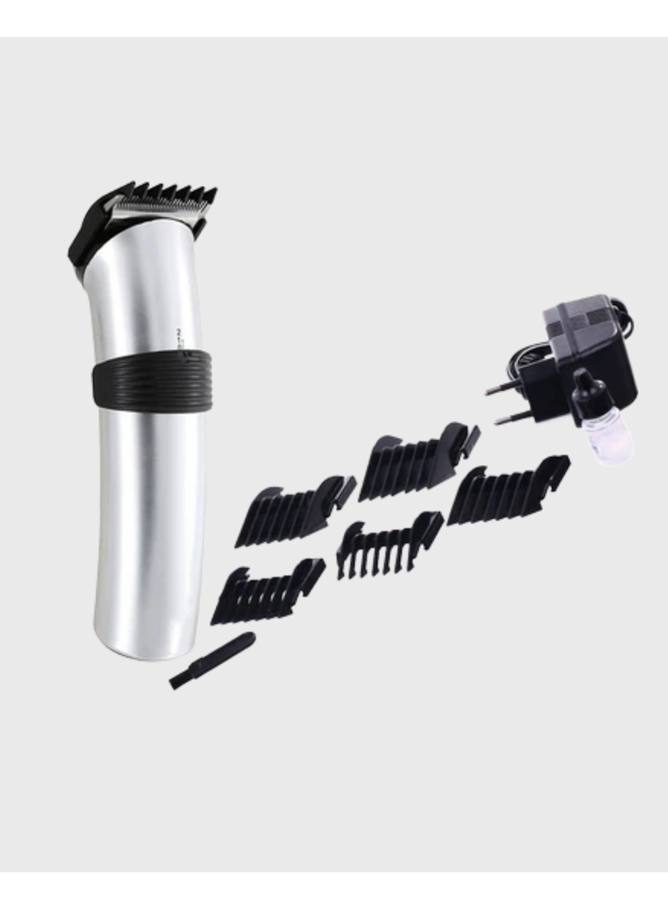 Kablosuz Profesyonel Tıraş Makinesi – Şarjlı, 60 Dakika Kullanım Süreli, Çelik Bıçaklı, Sessiz Motor