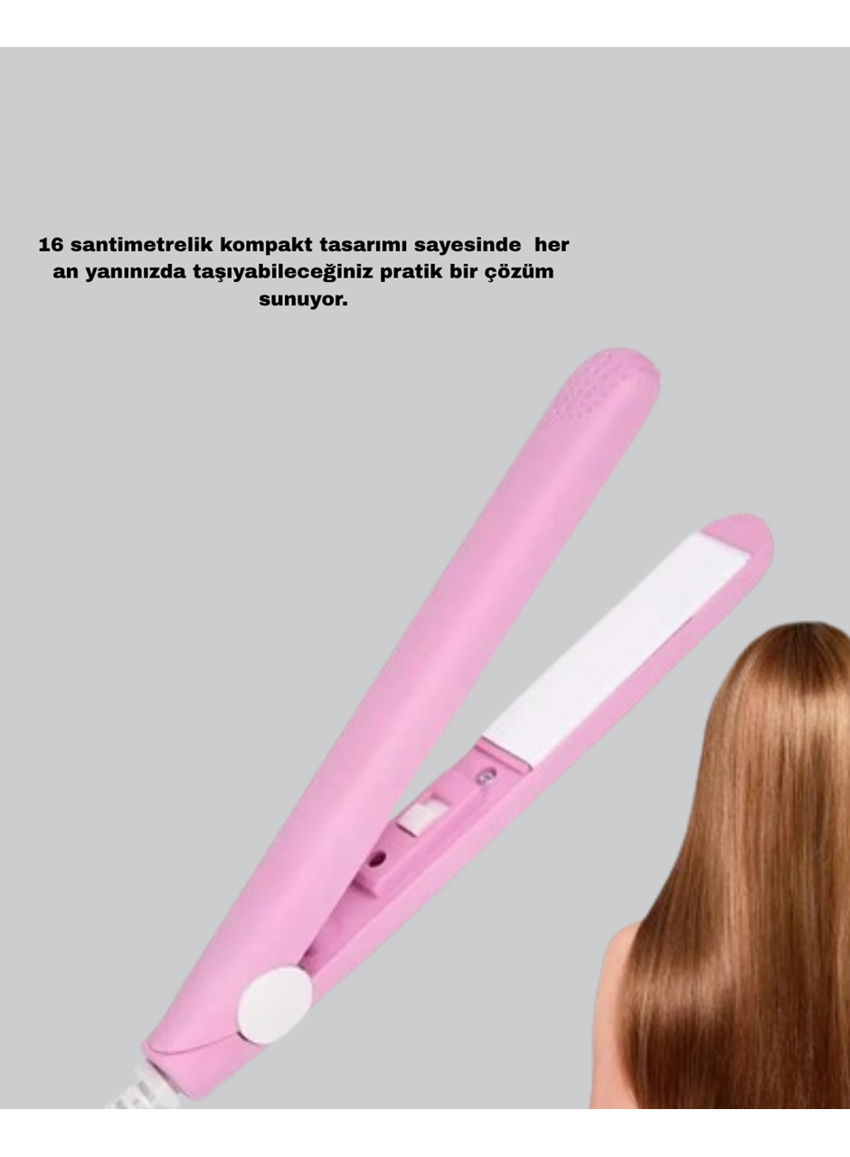 Taşınabilir Seramik Kaplama Mini Saç Düzleştirici – Seyahat ve Günlük Kullanım İçin İdeal