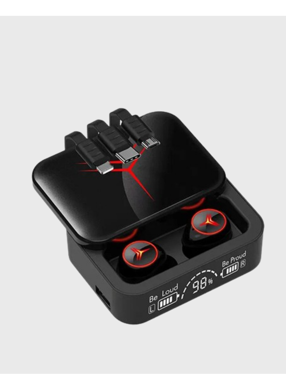 Bluetooth Powerbank Kulaklık – Kablosuz, Uzun Pil Ömrü, Dokunmatik ve Yüksek Ses Kalitesi