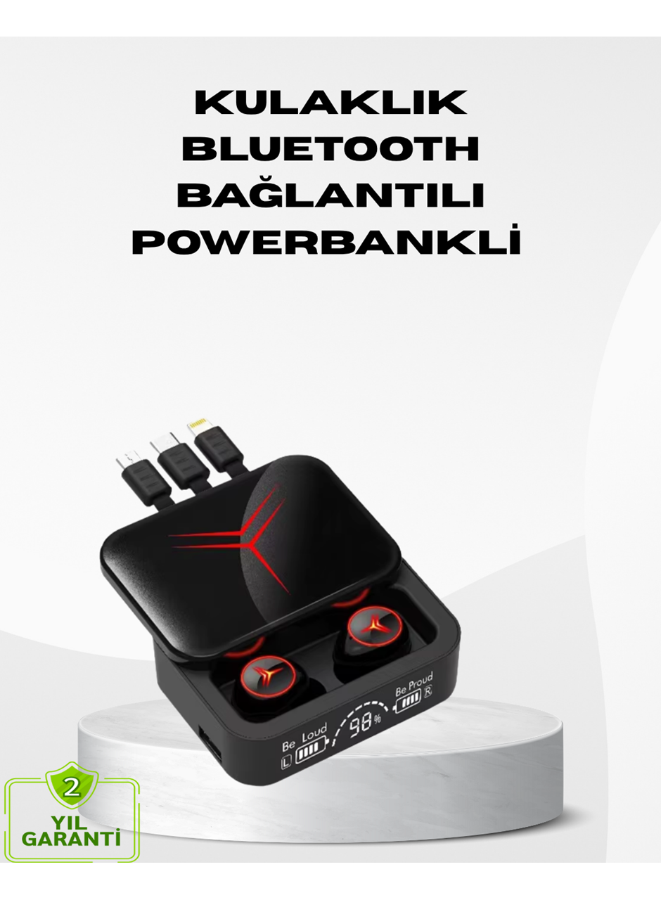 Powerbank Özellikli Bluetooth Kablosuz Kulaklık – Dokunmatik Kontrol, Uzun Pil Ömrü, Ergonomik Tasarım