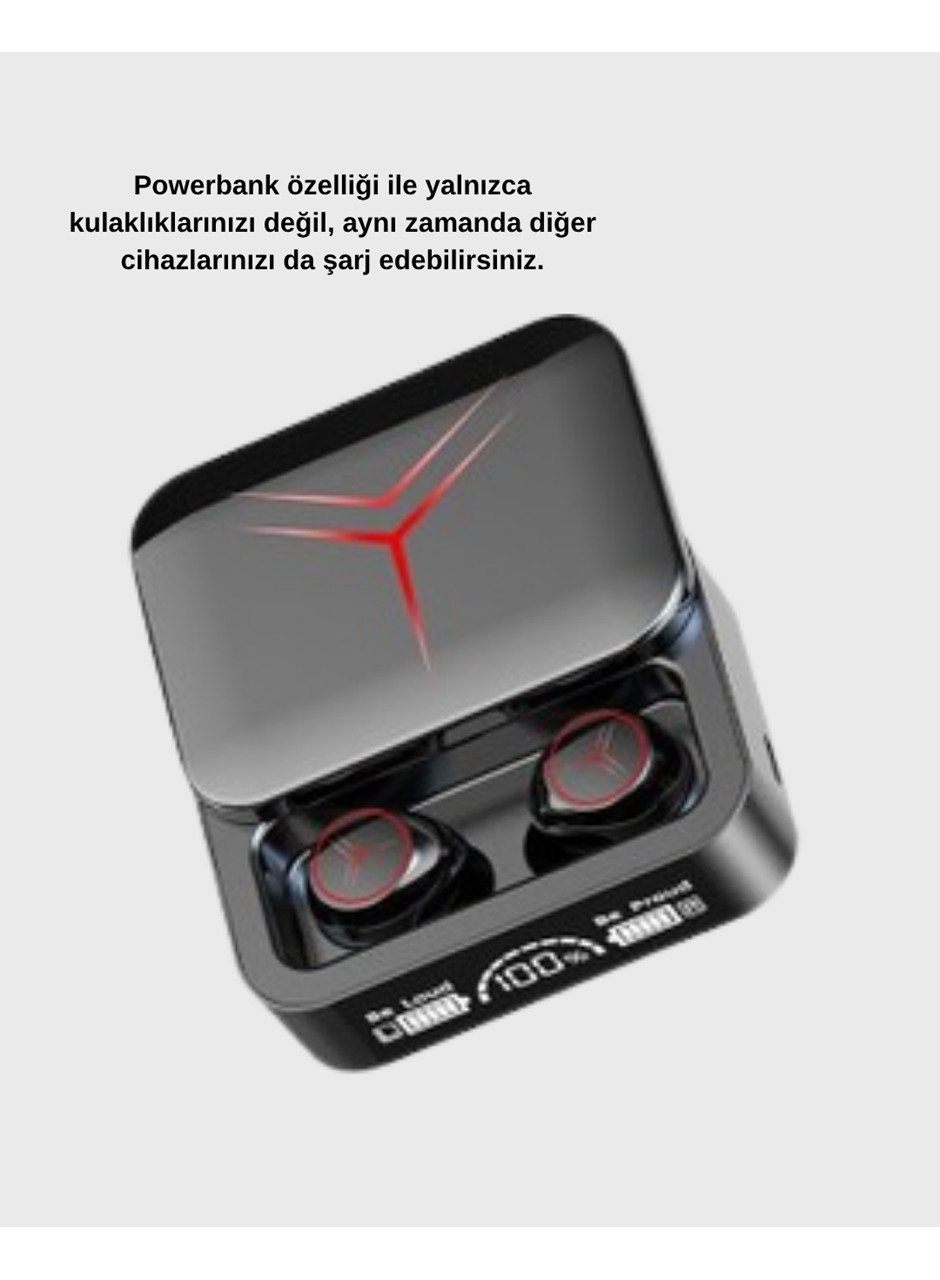 Powerbank Özellikli Bluetooth Kablosuz Kulaklık – Dokunmatik Kontrol, Uzun Pil Ömrü, Ergonomik Tasarım