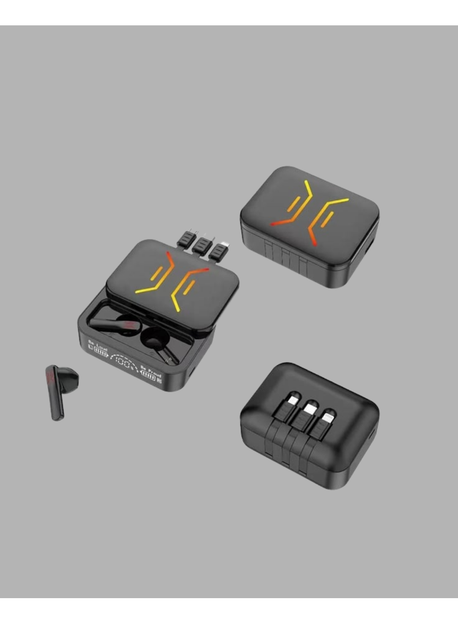 Bluetooth 5.3 Kulaklık – Kablolu & Kablosuz Kullanım, 2000 mAh Powerbank, 4 Saat Kesintisiz Müzik