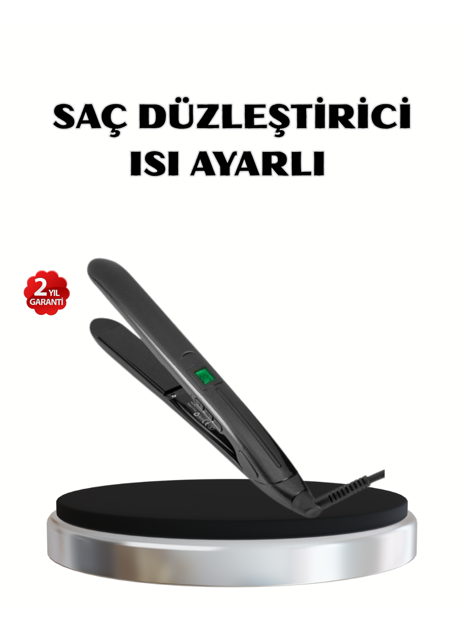 Titanyum Kaplamalı Saç Düzleştirici – Nem Koruma Sensörü