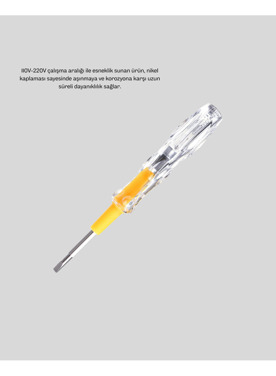 Neon Işıklı Elektrik Kontrol Kalemi