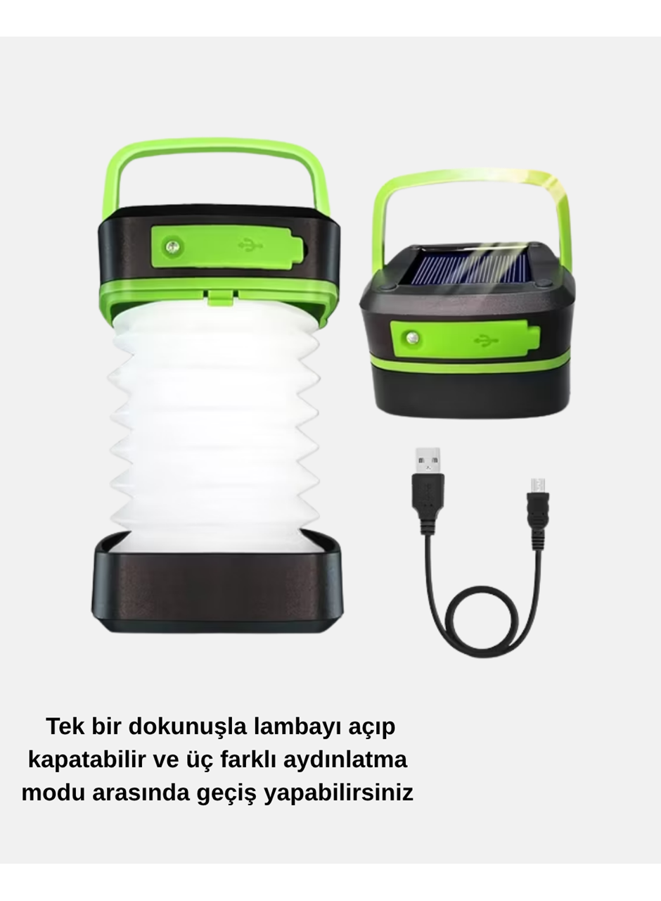 Şarjlı LED Lamba – Dokunmatik Sensörlü, 3 Kademeli Parlaklık