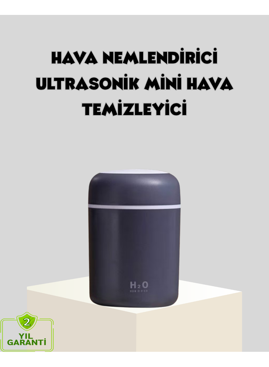 LED Işıklı USB Nemlendirici – Sürekli ve Aralıklı Püskürtme Modu