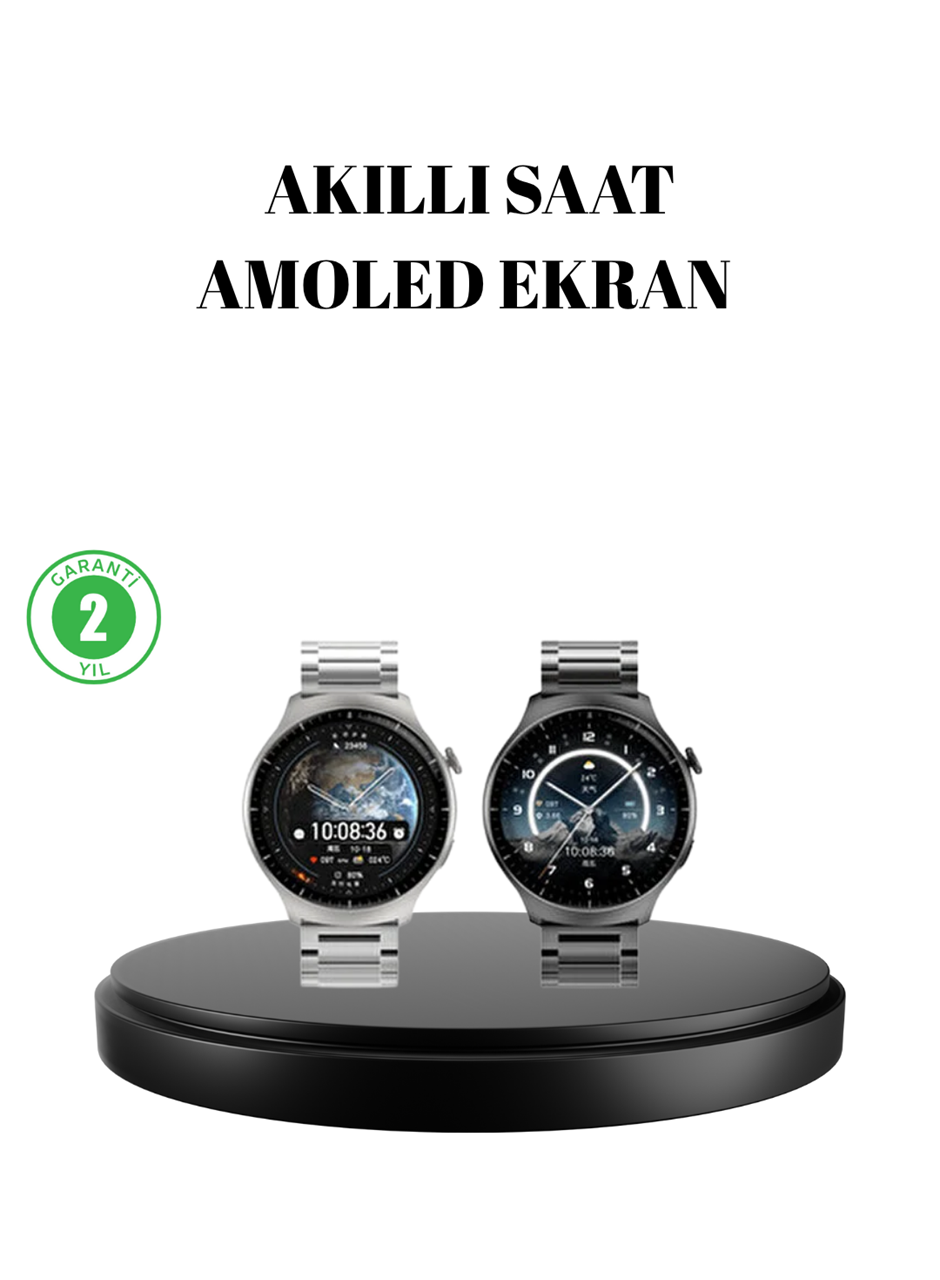 Akıllı Saat NFC – Bluetooth Arama ve Kablosuz Şarj Özellikli