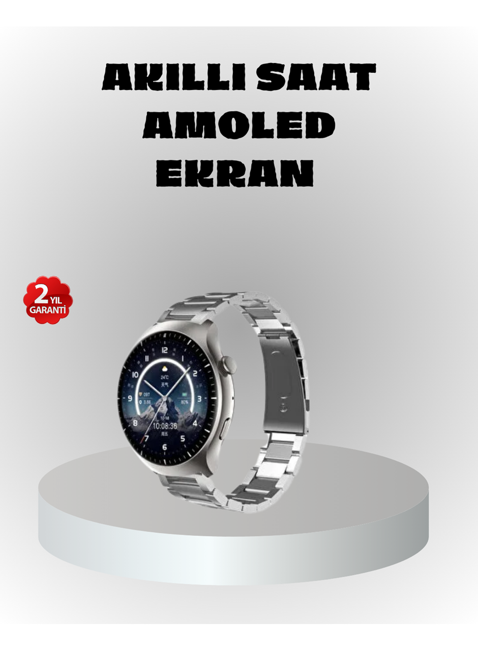 NFC Destekli Akıllı Saat – Kablosuz Şarj & Sesli Arama Özelliği