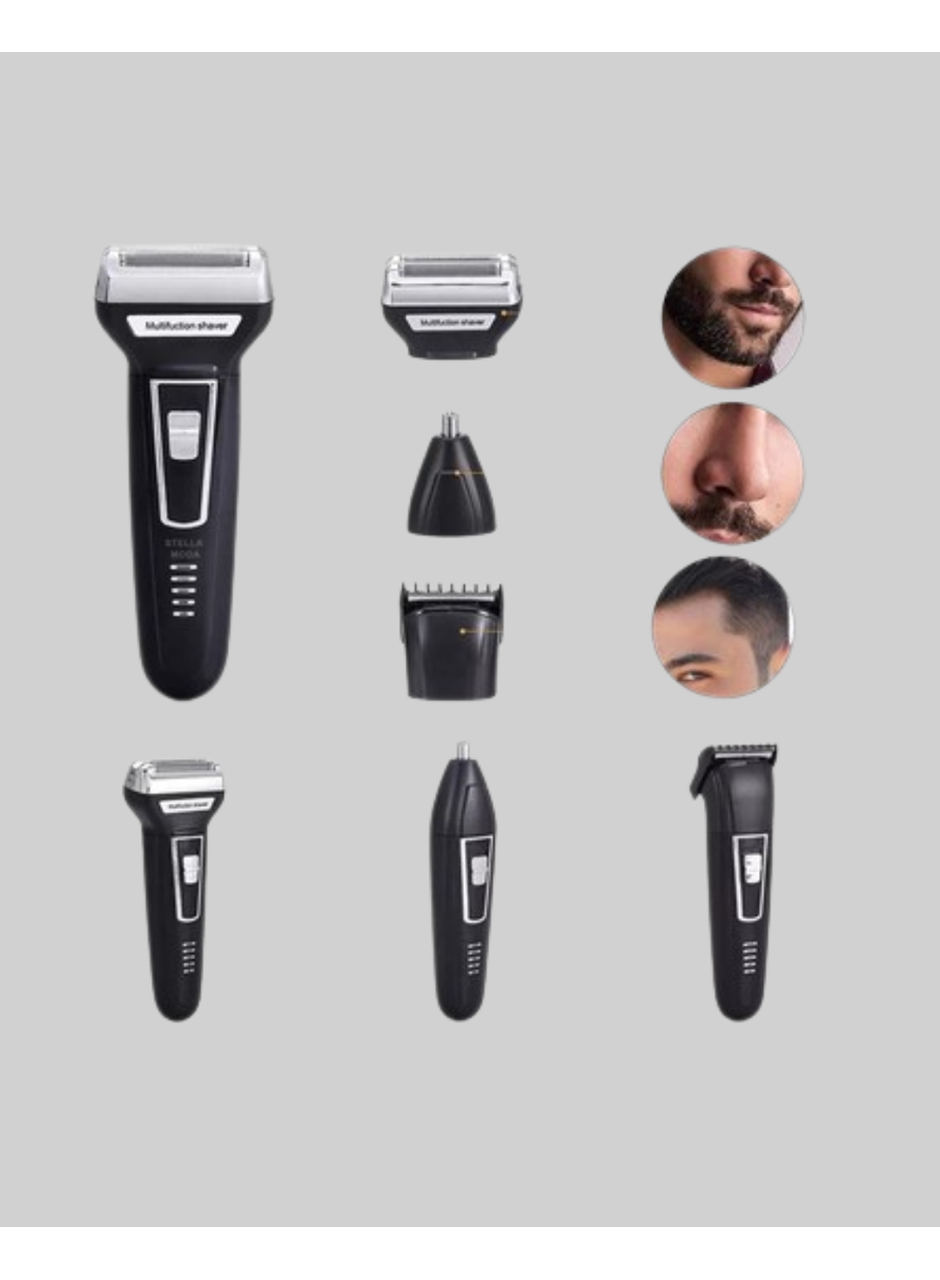 İnsua 3’lü Tıraş Makinesi – 3 Farklı Kesim Başlığı, Güçlü Motor, 60 Dakika Kullanım