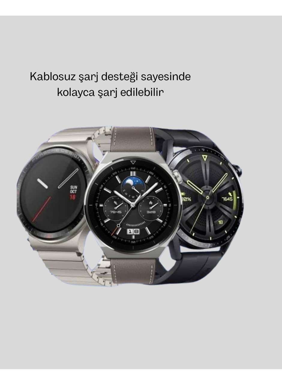 Kablosuz Şarjlı Bluetooth Görüşmeli Akıllı Saat – Android & iOS Uyumlu