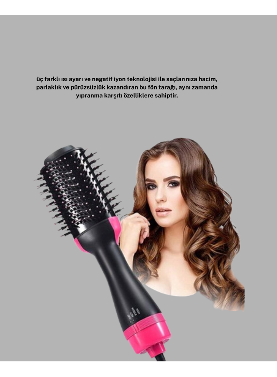 1200W Fön Tarağı – 3 Isı Ayarı, Negatif İyonlu, Hızlı ve Pürüzsüz Sonuç