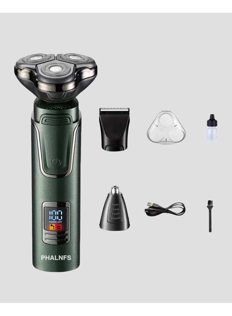 Şarjlı ve Kablosuz 3 Başlıklı Profesyonel Bakım Seti – Saç, Sakal, Burun ve Kulak Düzeltici