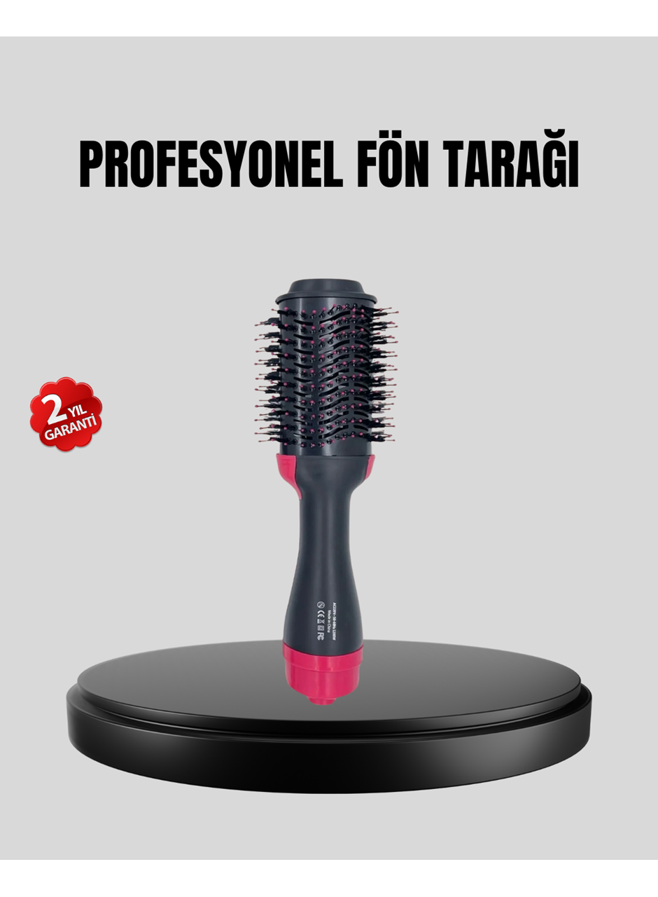 220°C Profesyonel Fön Tarağı – Negatif İyon Teknolojili, 3 Isı Kademeli, 1200W
