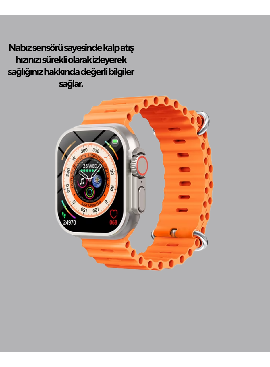 Kordonlu Akıllı Saat – Sesli Görüşme, GPS, Nabız ve Uyku Takibi
