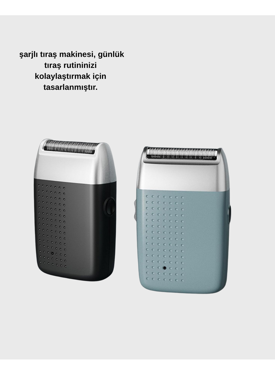 Taşınabilir Şarjlı Tıraş Makinesi – Kuru Kullanım, Özel Sakal Başlıkları