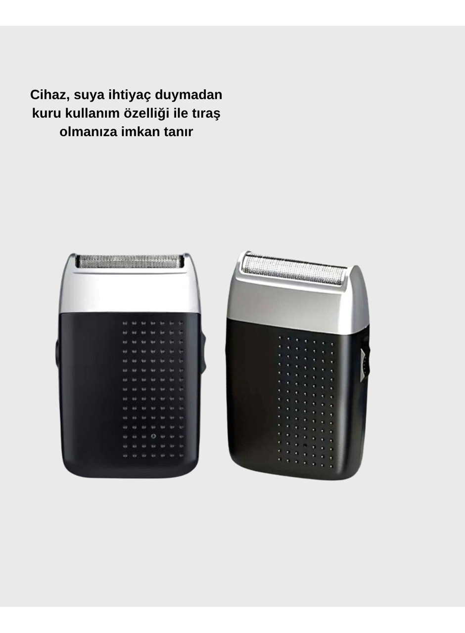 Kablosuz Şarjlı Sakal Tıraş Makinesi – Kuru Kullanım, Uzun Pil Ömrü