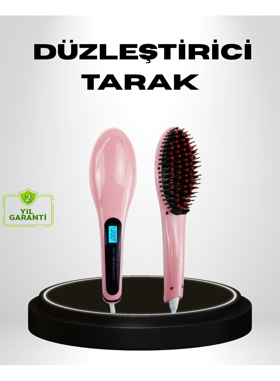 Seramik Plakalı Elektrikli Saç Düzleştirici – Hızlı Isınma, Uzun Kablo, 25W–39W Güç