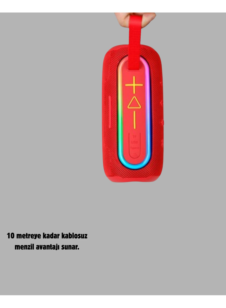 Kablosuz Hoparlör – Bluetooth 5.1, Güçlü Bas ve 10 Metre Menzil