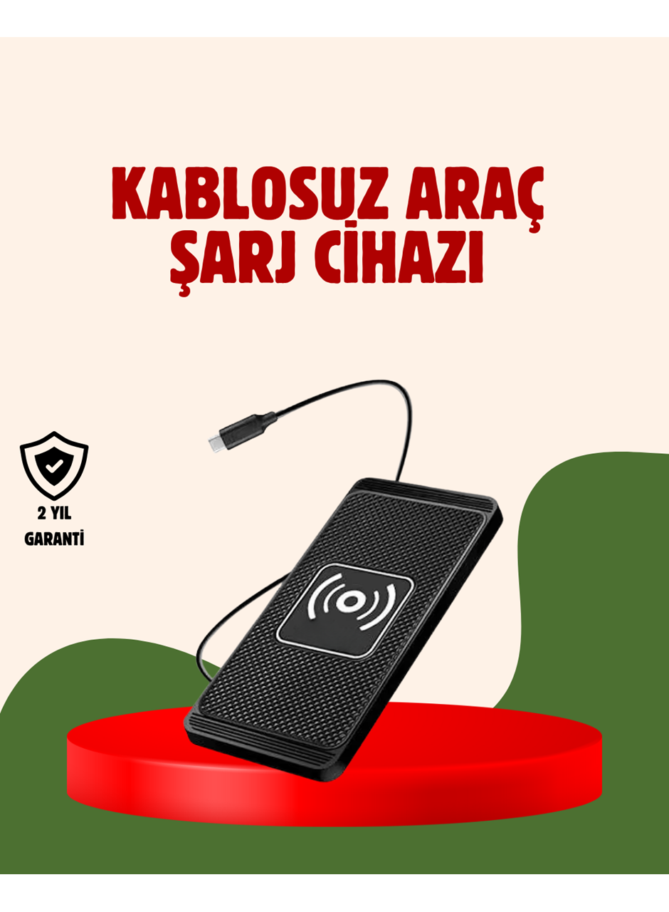 Kablosuz Manyetik Araç Şarj Pedi – Hızlı, Güvenli, Isınma Korumalı Tasarım