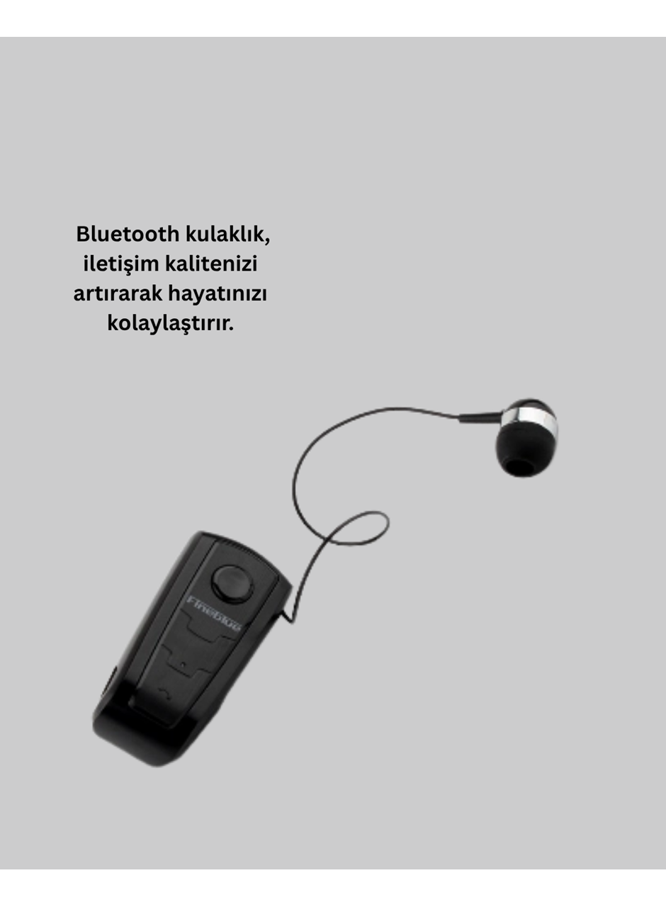 Ergonomik Bluetooth Kulaklık – 8 Saat Konuşma, Gürültü Azaltıcı Mikrofon