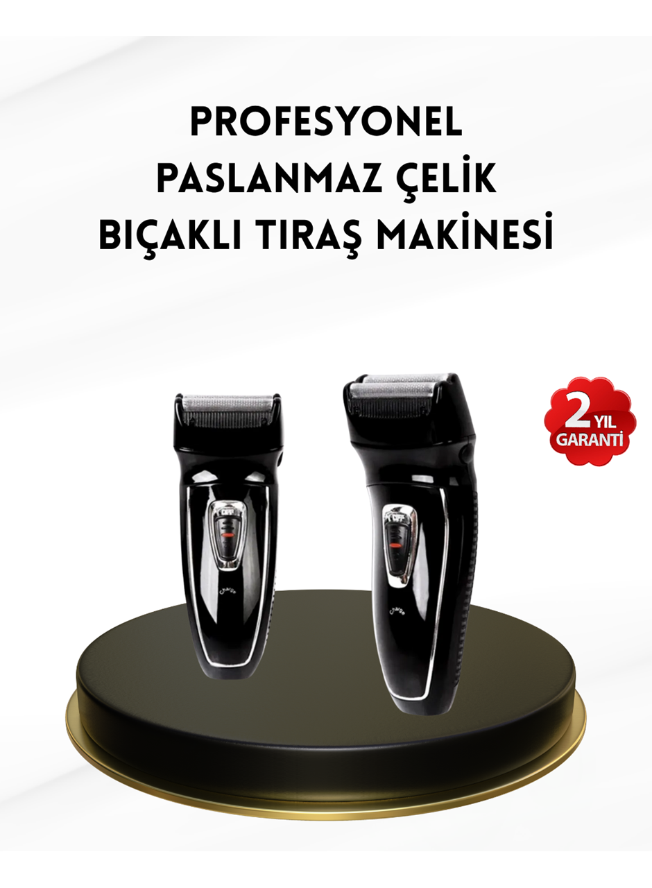 Uzun Pil Ömürlü Şarjlı Tıraş Makinesi – Hızlı Şarj, Ergonomik Tasarım, Çok Yönlü Kullanım