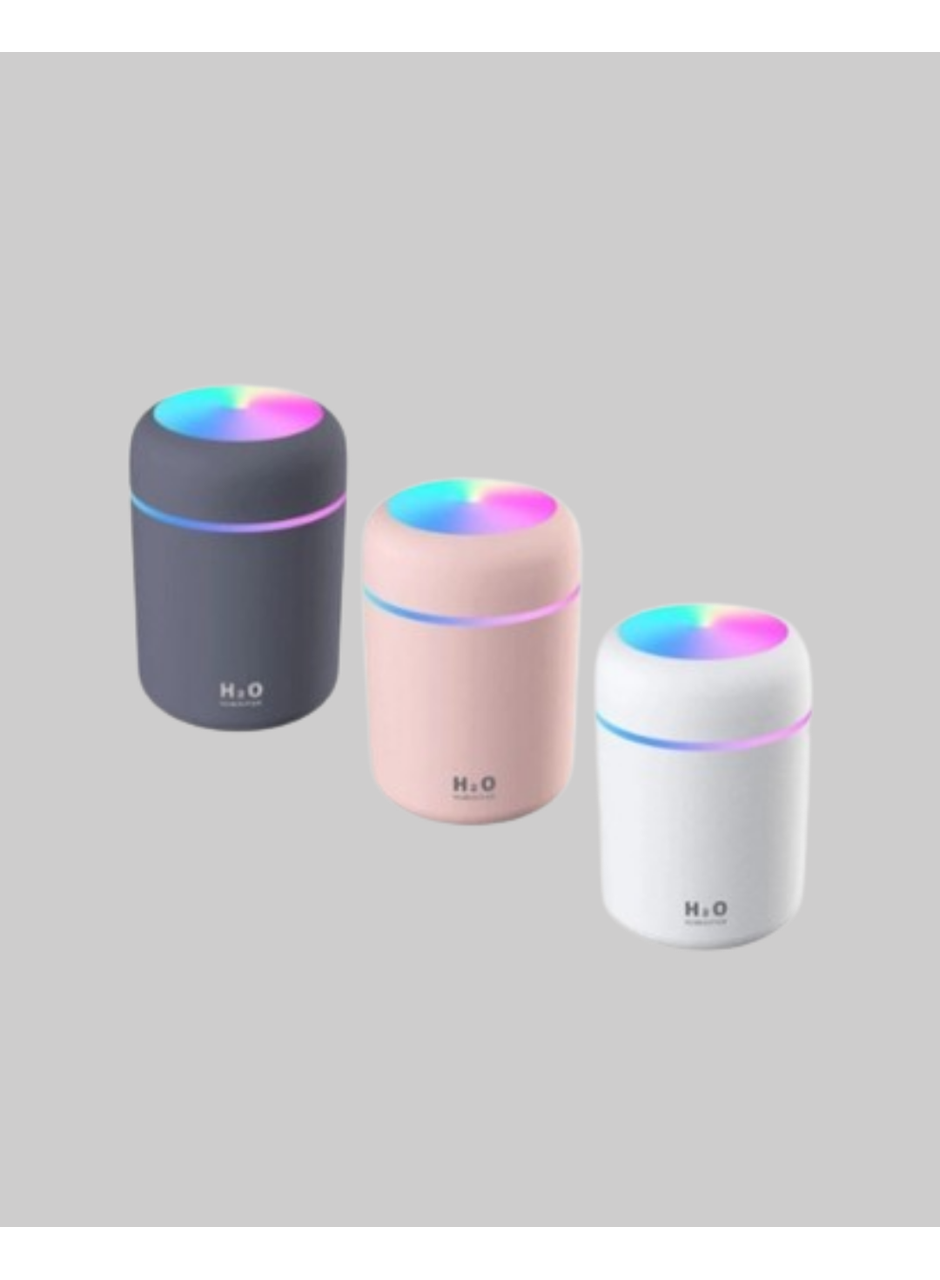 Taşınabilir USB Mini Nemlendirici – LED Aydınlatmalı, Çift Püskürtme Modu