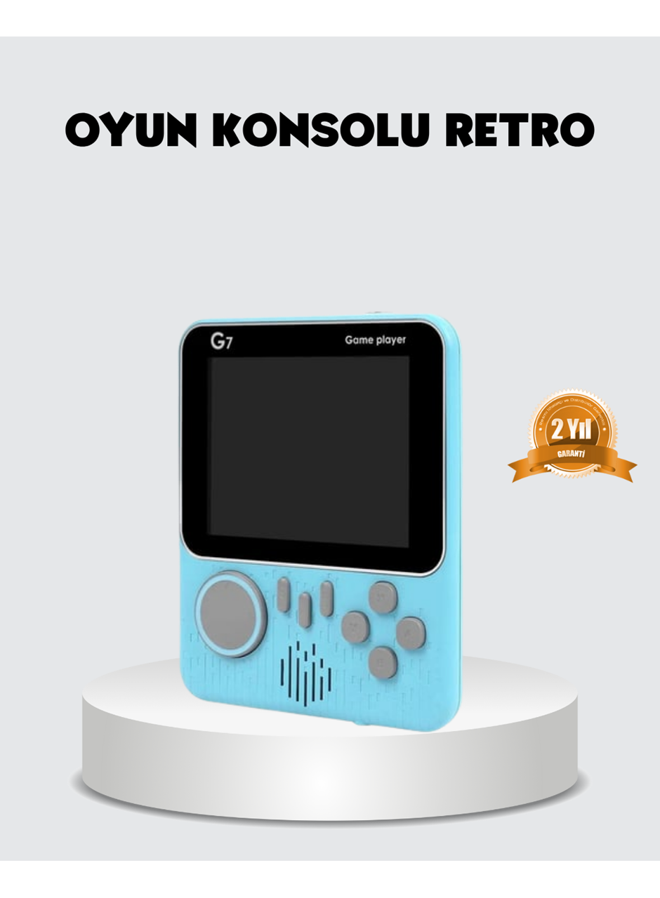 Taşınabilir Retro Oyun Konsolu – 3.5 İnç LCD, 666 Klasik Oyun, TV Destekli