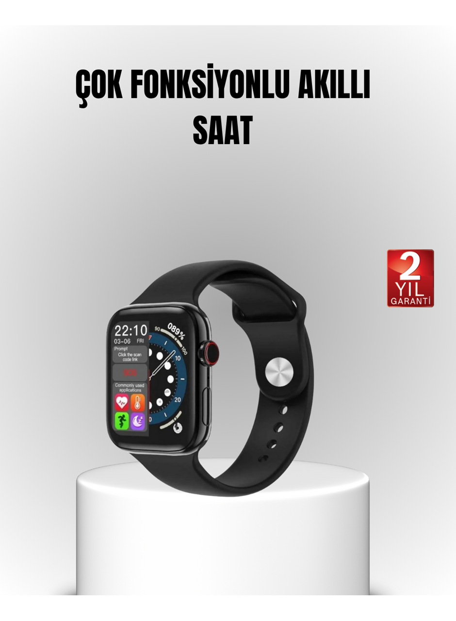 Yüksek Çözünürlüklü 1.9" Akıllı Saat – 5-6 Gün Aktif Kullanım, Şık ve Modern Tasarım