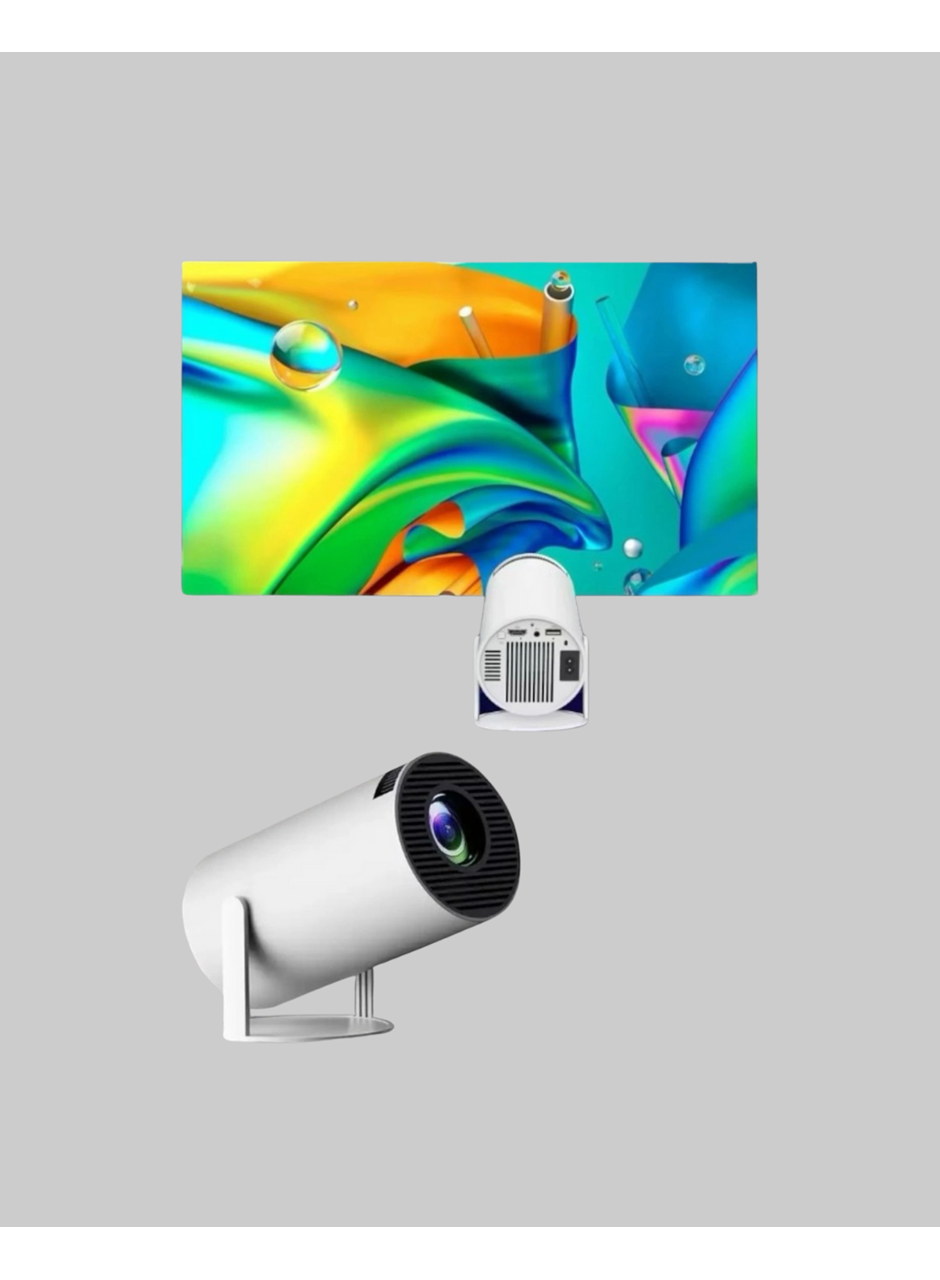 Full HD 4K Destekli Akıllı Projeksiyon – 130 inç Ekran, Uzun Ömürlü Ampul ve Çoklu Giriş