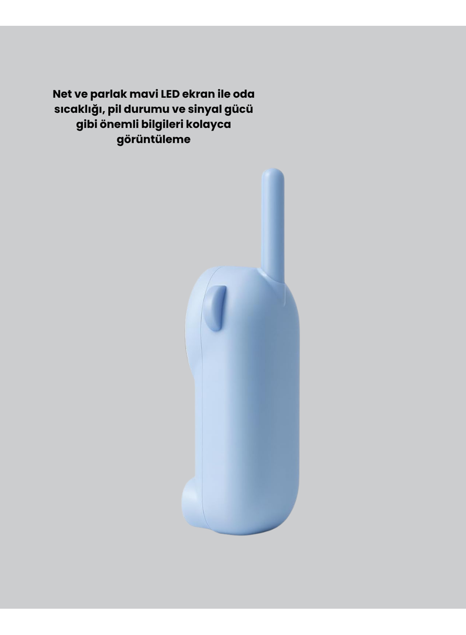 LCD Ekranlı Bebek m2 Telsizi