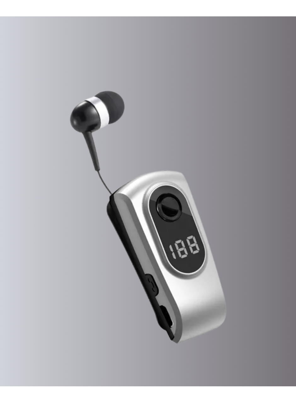 Titreşimli Bluetooth Kulaklık – Uzun Pil Ömrü, Dijital Ekranlı Kablosuz Tasarım