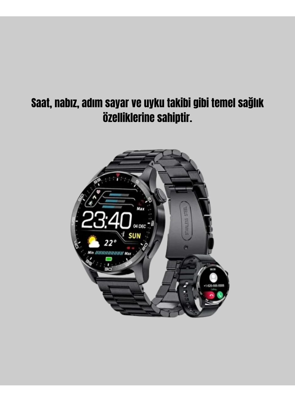 Spor ve Sağlık Takip Özellikli Akıllı Saat – Kalp Atış, Uyku ve Adım Ölçer Fonksiyonlu